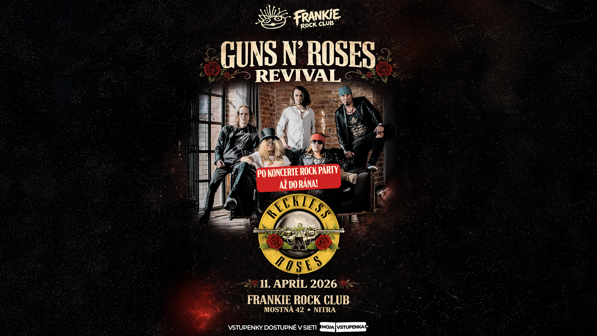 Reckless Roses | GUNS N' ROSES Revival u Frankieho