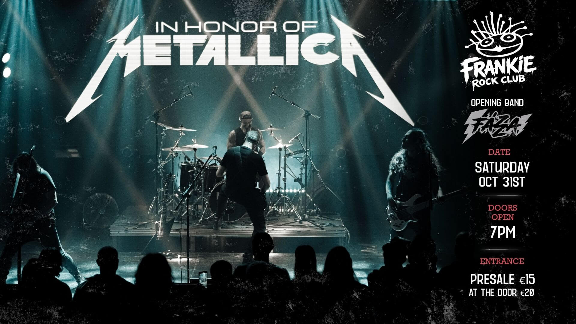 IN HONOR OF METALLICA + FÁZA